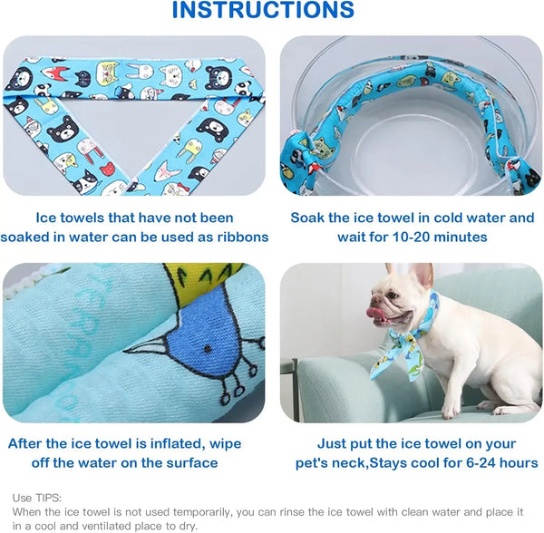 Summer Pet Cooling Scarf