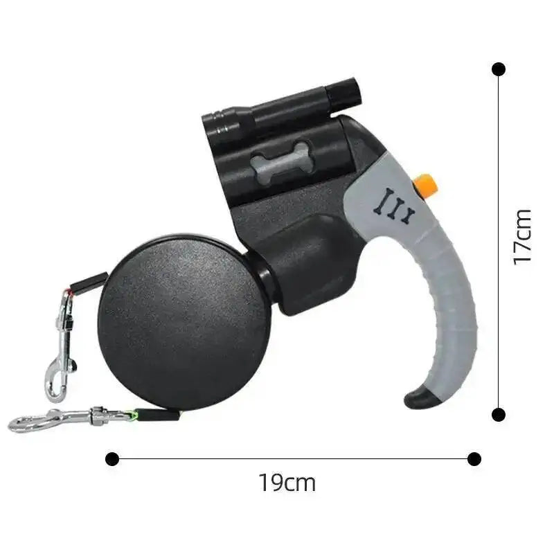 Smart Dual Dog Leash with Light