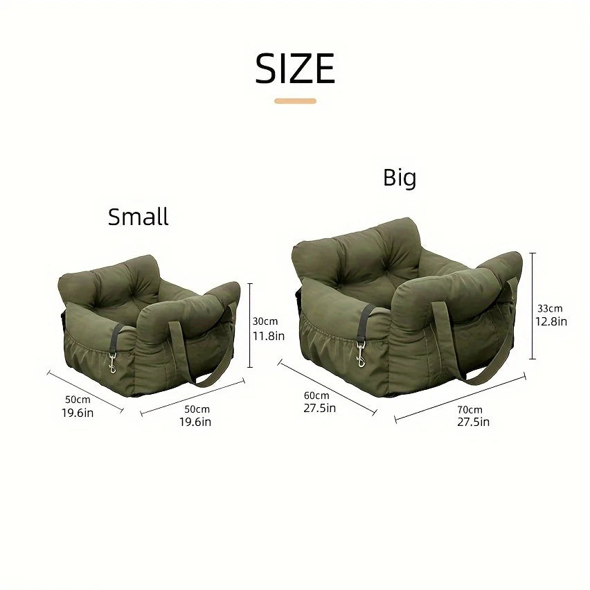 Cozy Dog Car Seat Bed